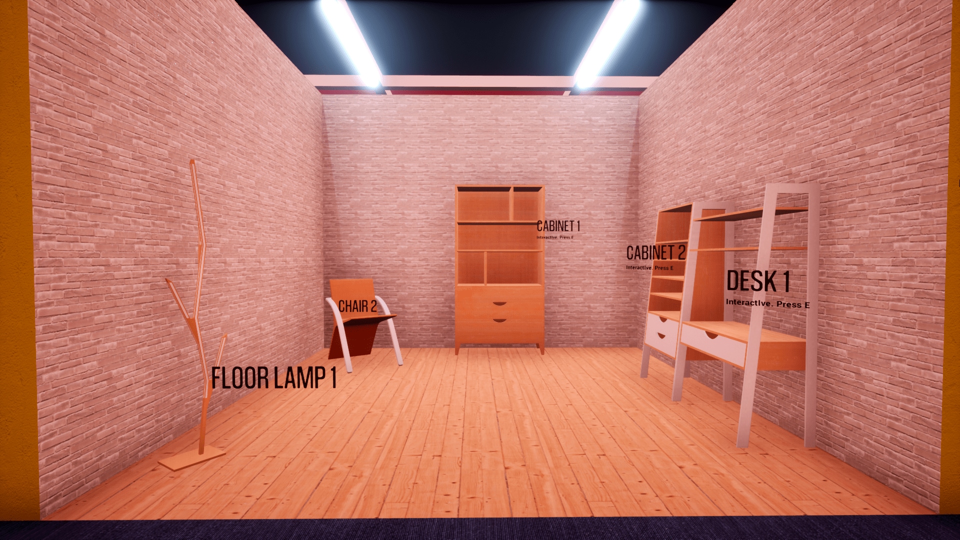 Furniture Project Pack 100 Different Assets Modern Modular House in